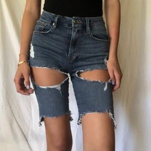 GOOD AMERICAN DENIM SHORTS